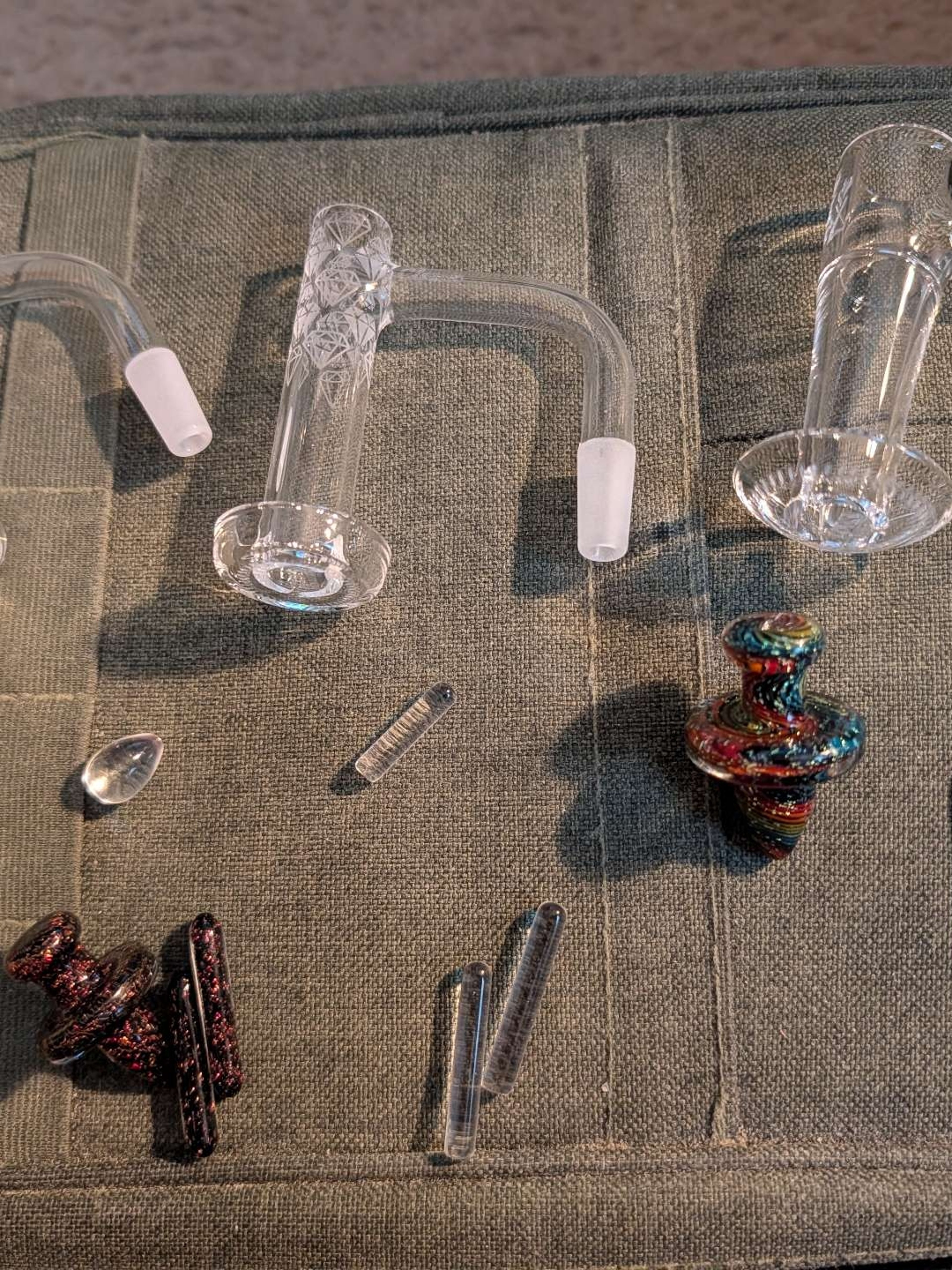 Preview pic of Victory Glassworks Banger, Pillar & Cap Lot