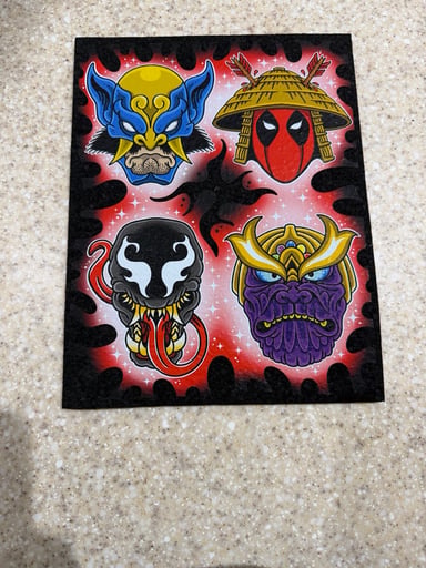 Preview pic of Feudal Japan Marvel Character Moodmat: Dark Mountain Cult Collab