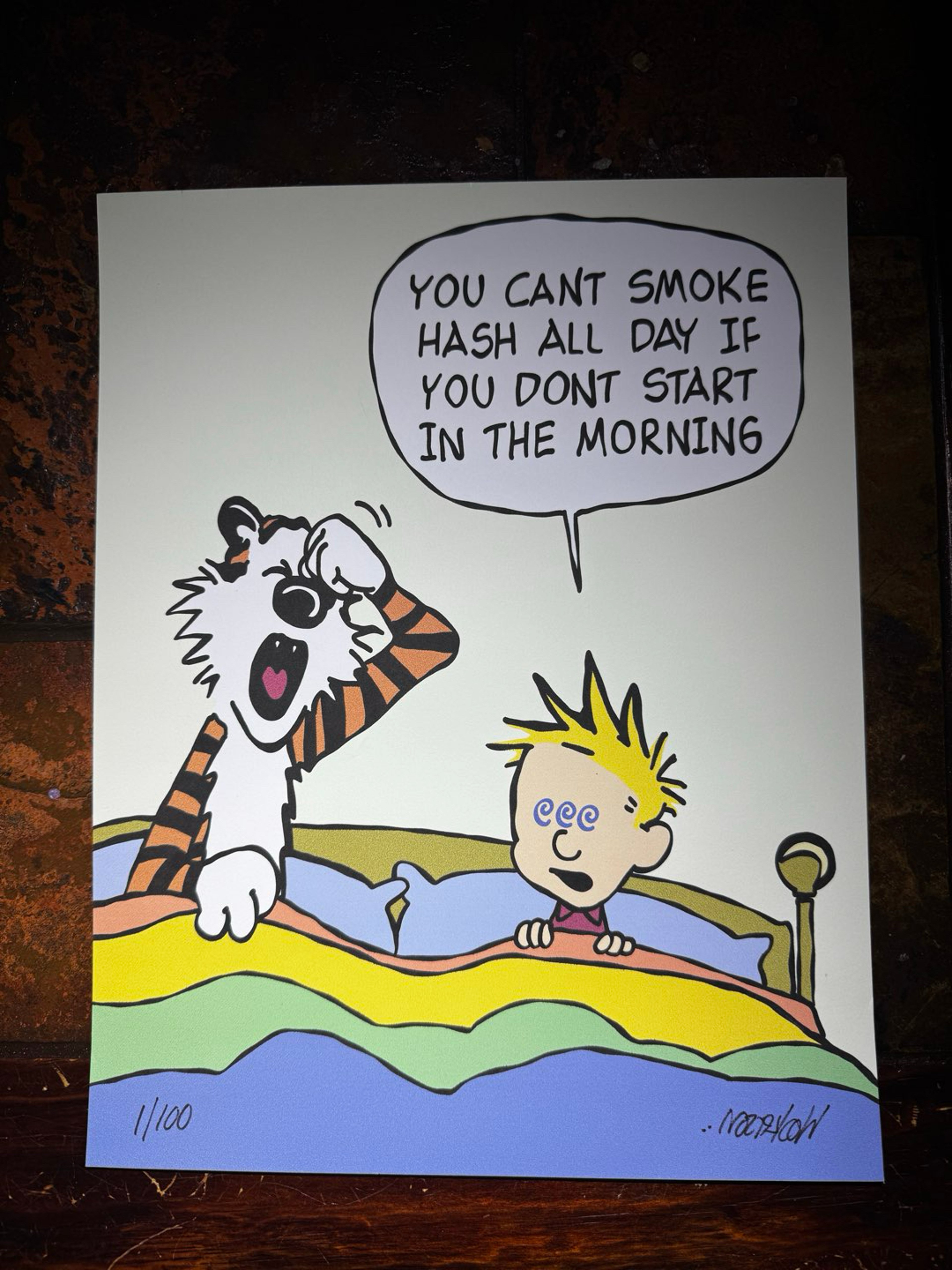 Preview pic of Wookerson “You can’t if you don’t” 1/100 print