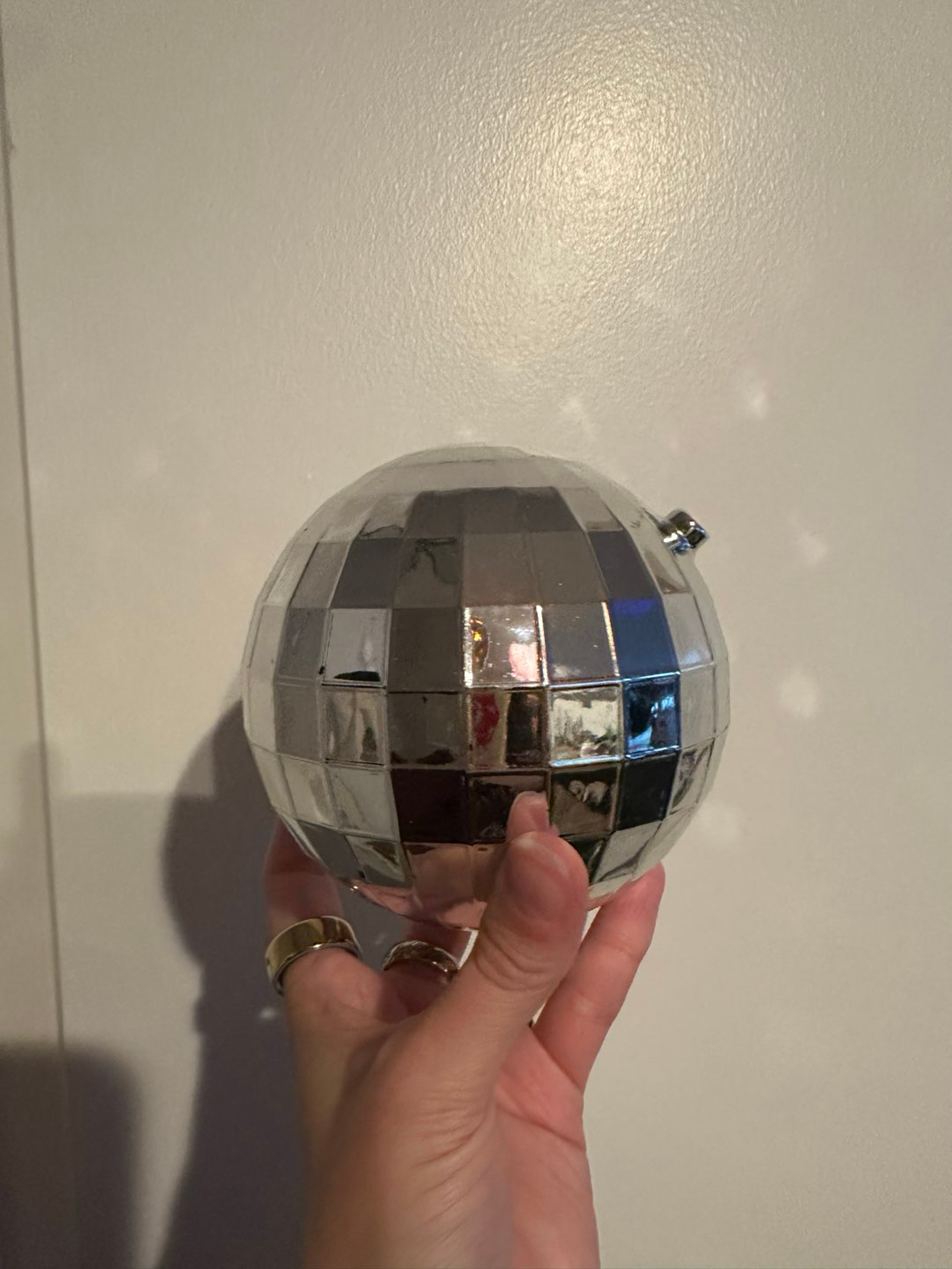Disco Ball Flat Bottom Bong image 0