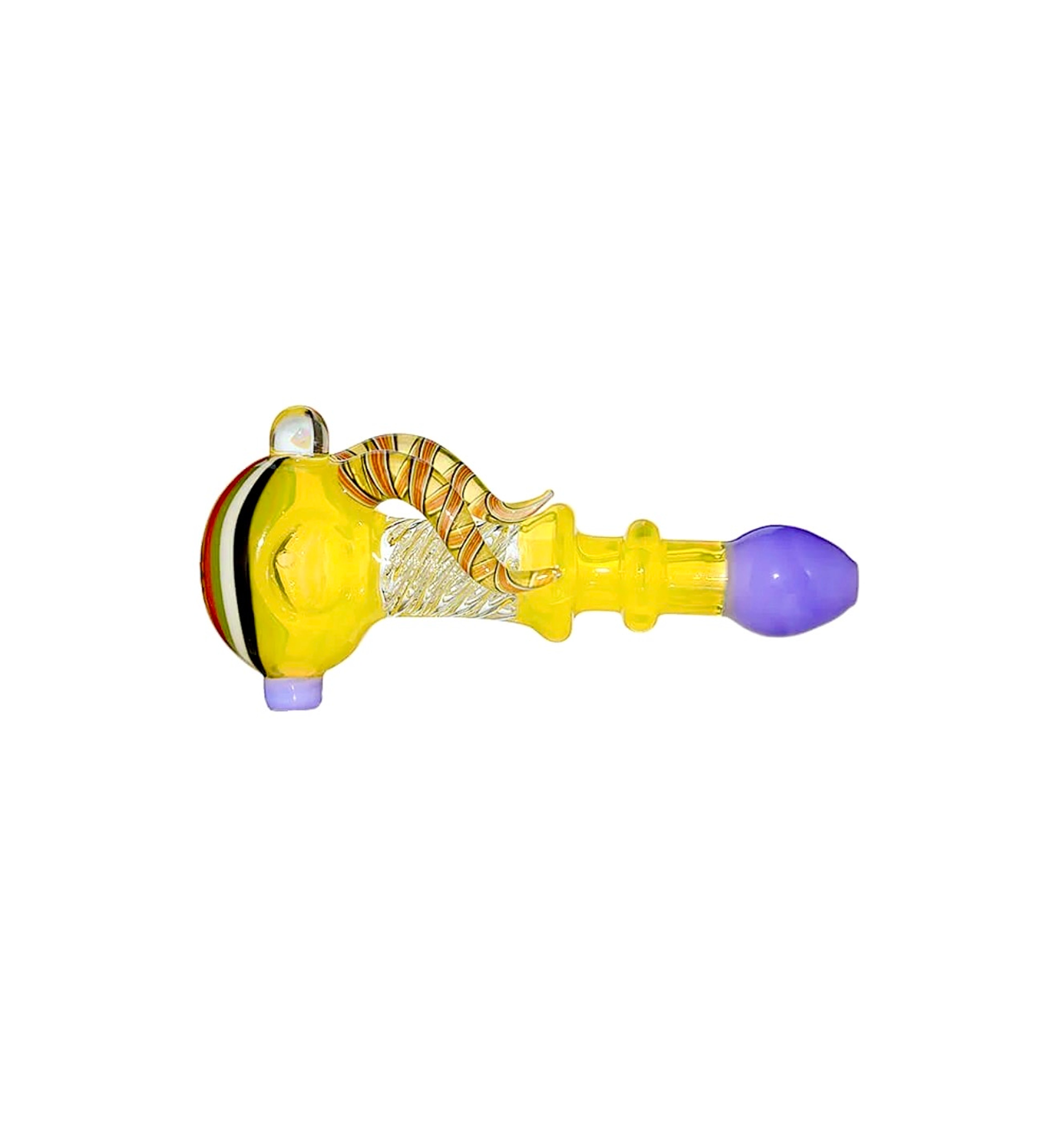 Preview pic of Colorful Fish Shaped Glass Hand Pipe