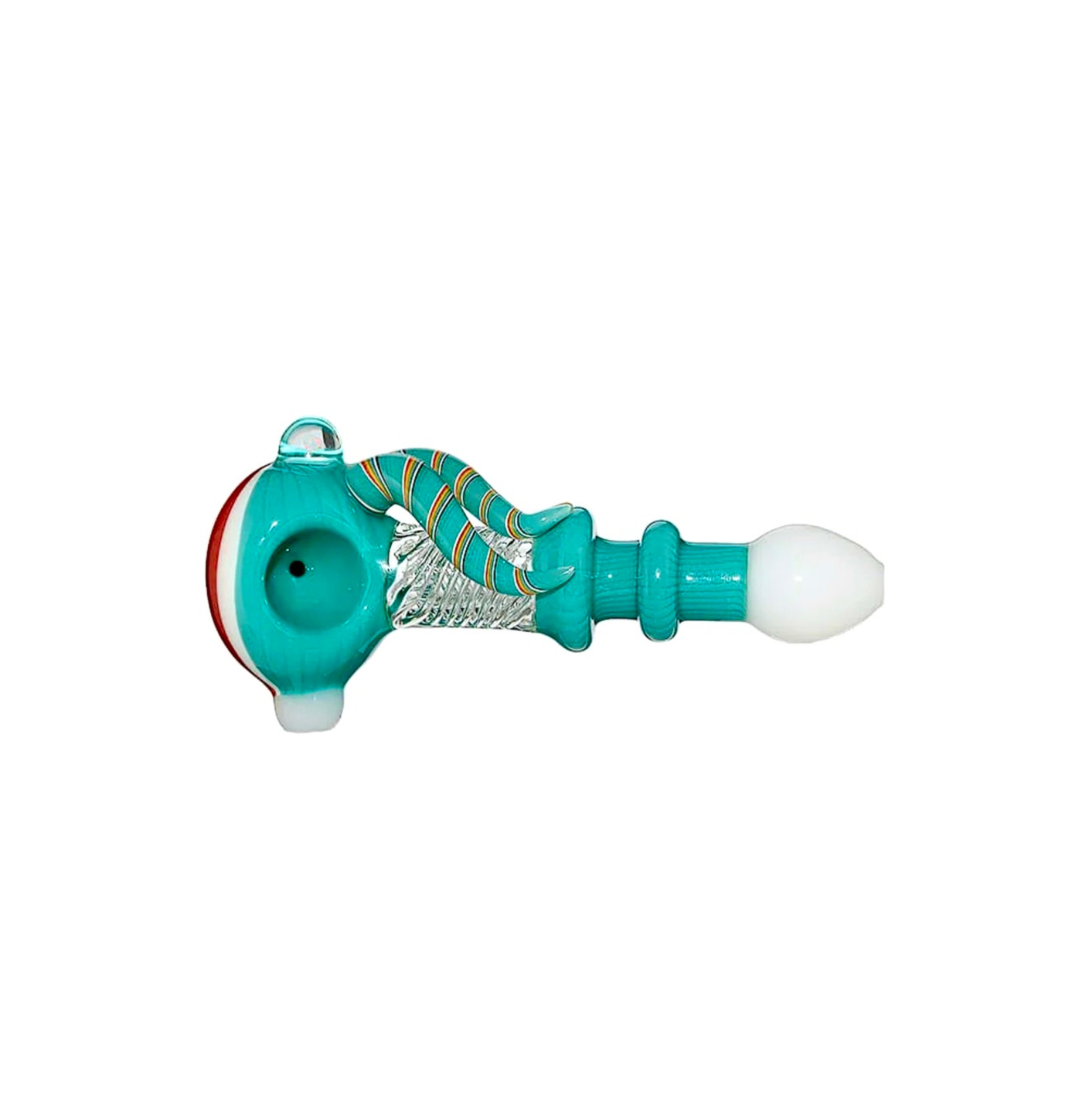 Preview pic of Colorful Fish Shaped Glass Hand Pipe