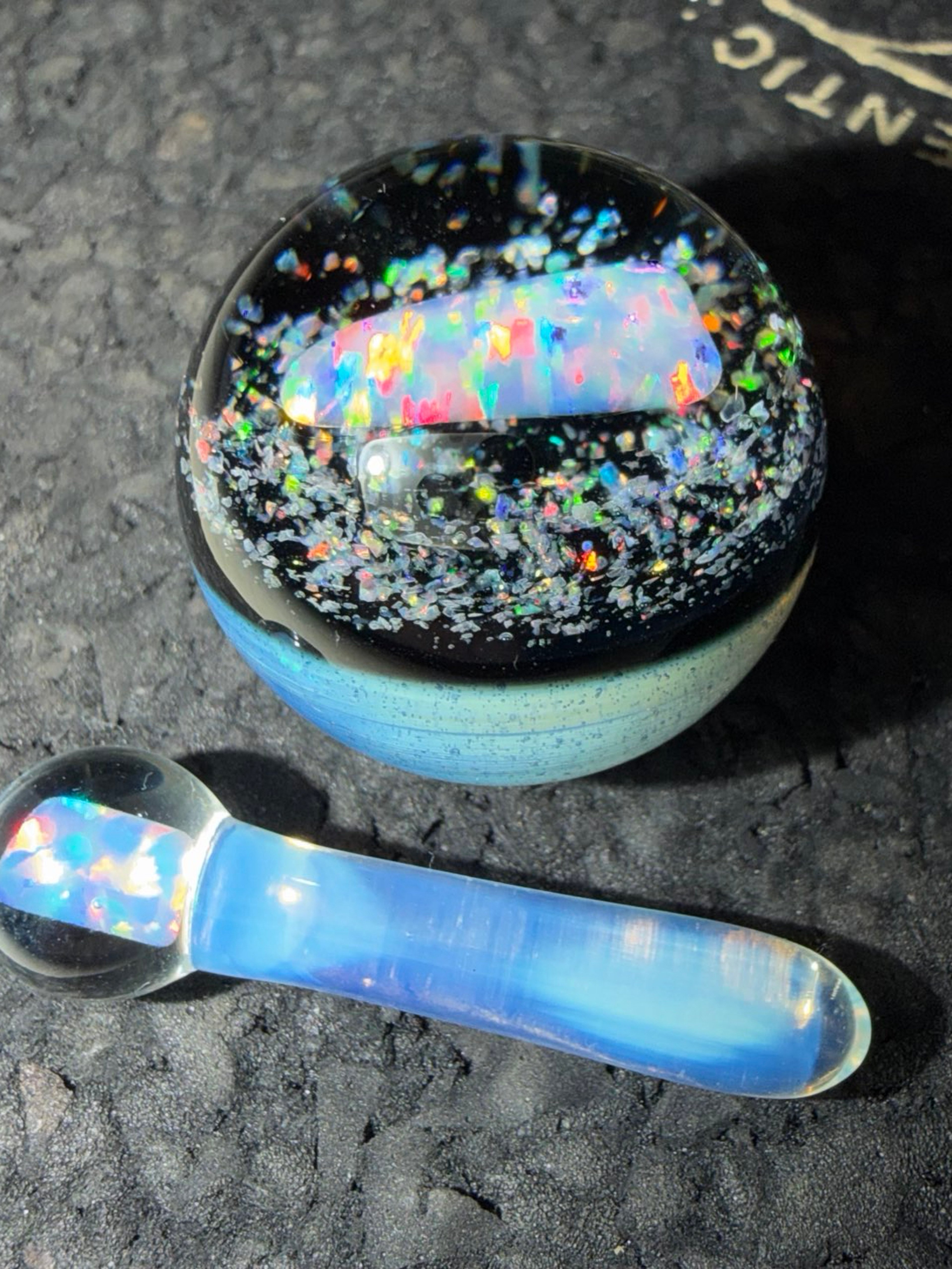 Preview pic of Slurper Set by Lemonade Glassorks XL OPAL