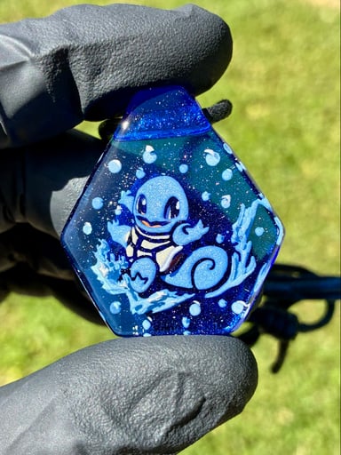 Preview pic of Pokemon Squirtle pendant blue
