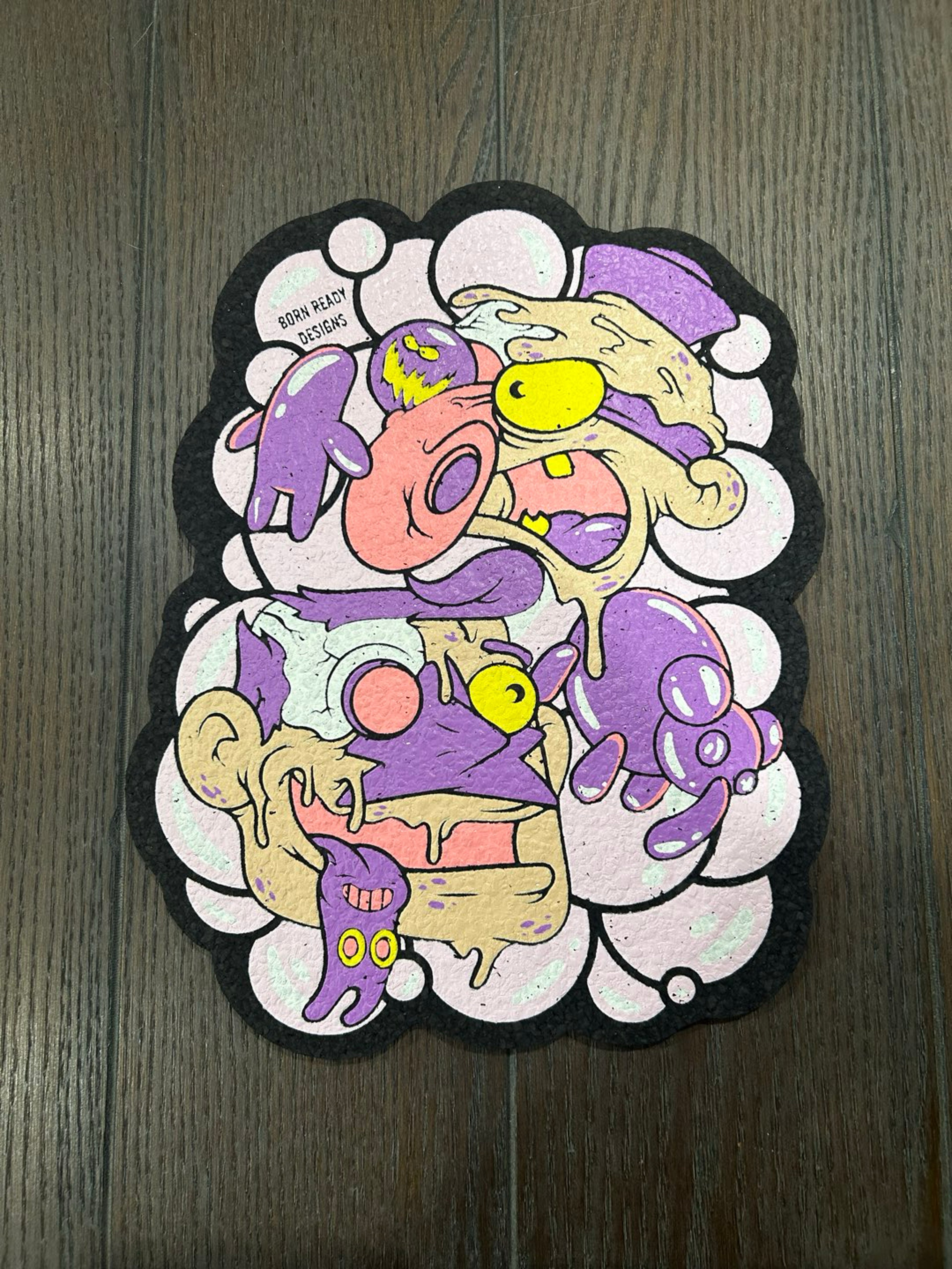 Preview pic of Rare Double-sided SpongeBob Under The Sea Moodmat (LE:40/50)