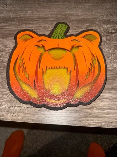 Preview pic of Bear Quartz pumpkin mat