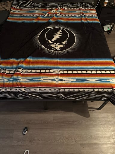 Preview pic of Durable water, repellent, DWR Shell blanket size 58 x 72 Frisco camp blanket