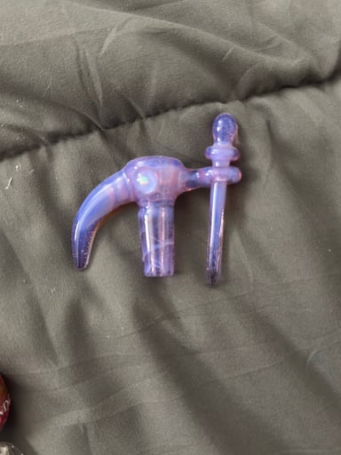 Preview pic of Updog Glass 14mm Pink Slyme Fully Worked Slide & Poker! Brand New! Trusted Seller!