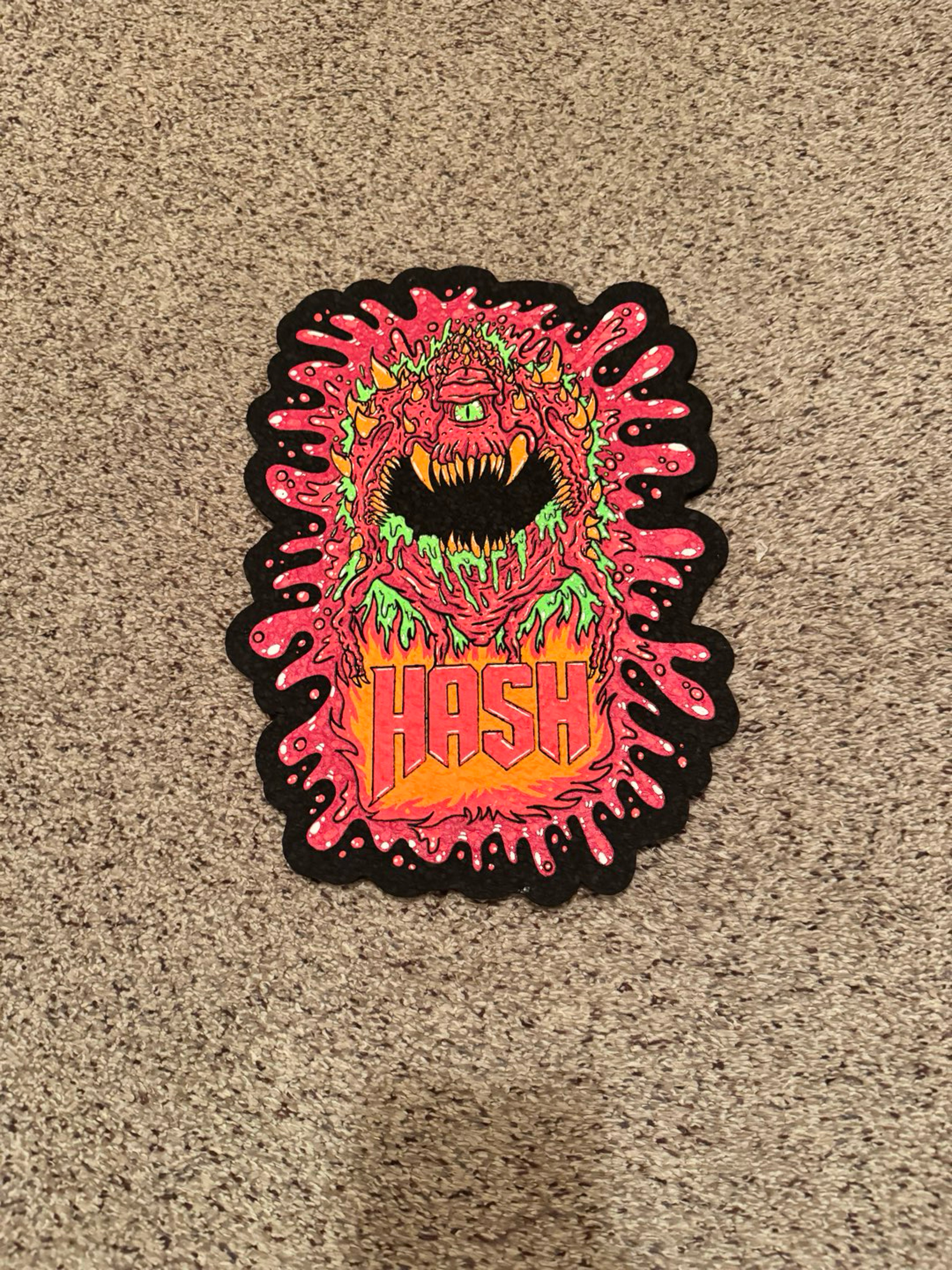 Doom cacodemon dark mountain cult full uv glow moodmat image 0