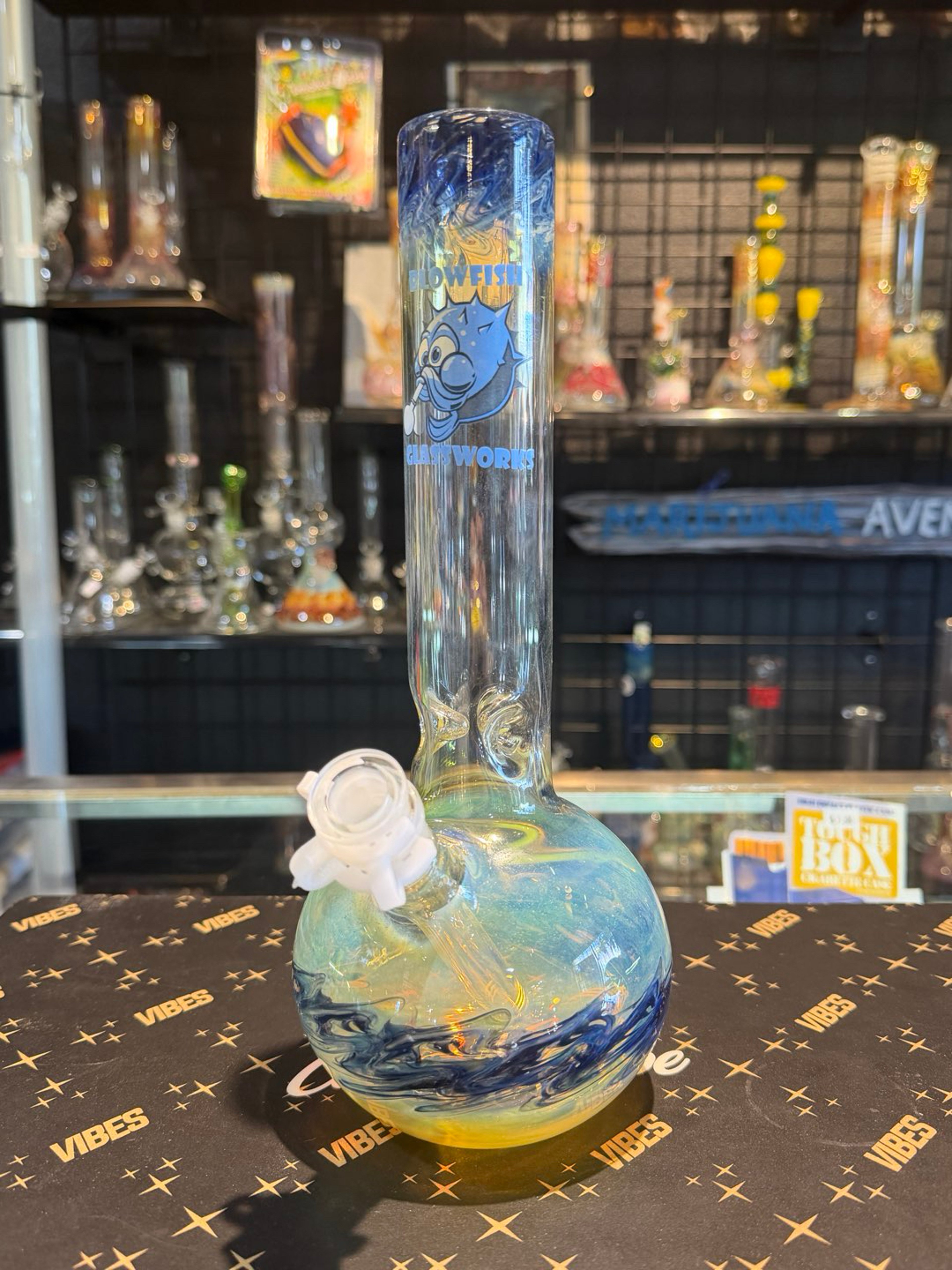 Preview pic of Blowfish Glass Fumed Beaker
