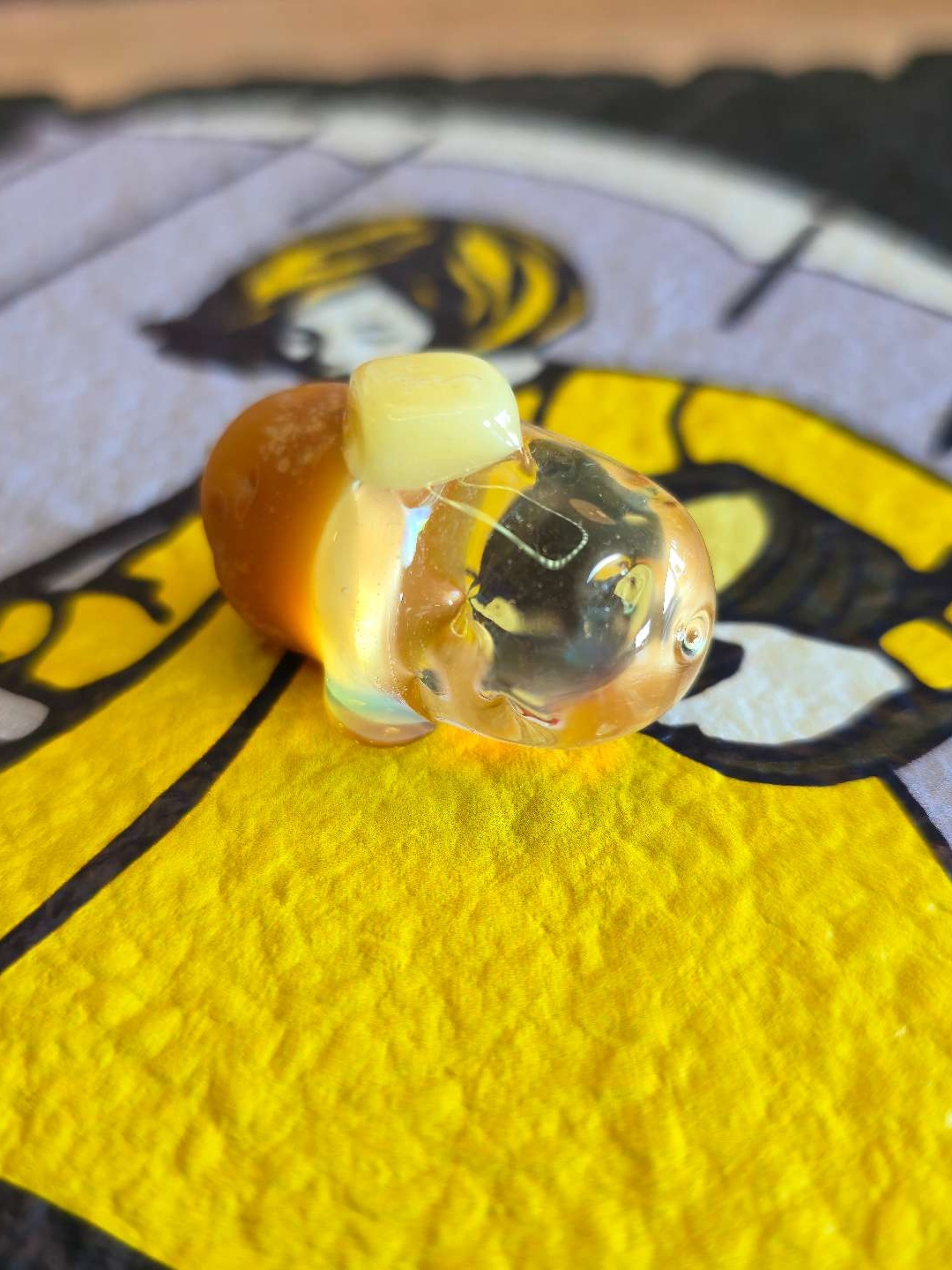 Preview pic of Alec Blows Glass Pocket Potato- Opal Encased