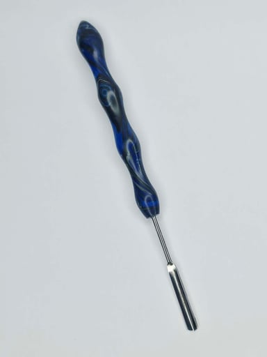 Preview pic of Shadow Tide | Dab Tool | Recycled HDPE #2 Handle | Stainless Steel Flat Tip | by The Mellow Box