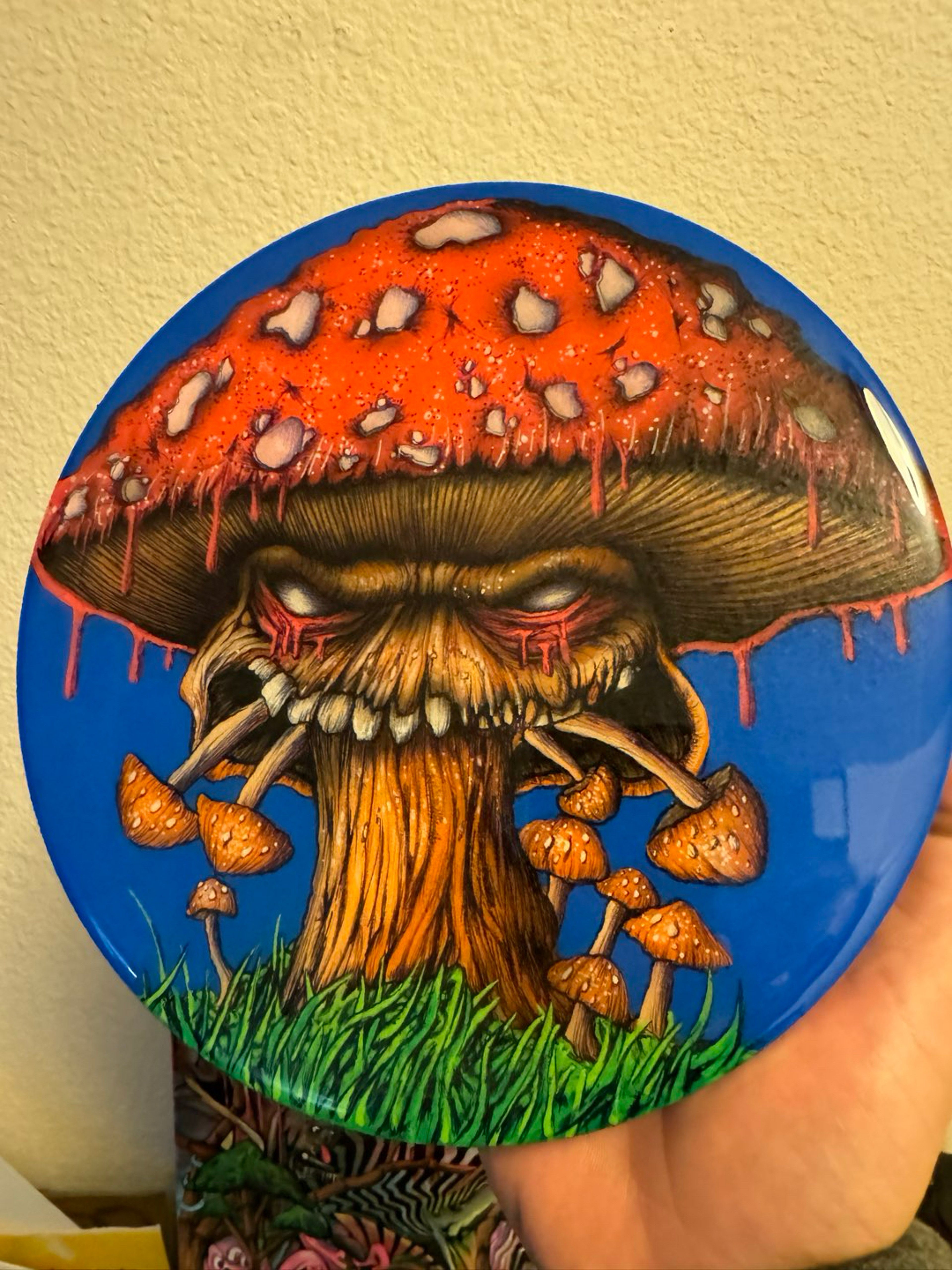 Preview pic of 8” handpainted/airbrushed on wood