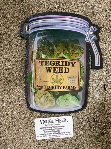 Preview pic of Tegridy farms jar mat
