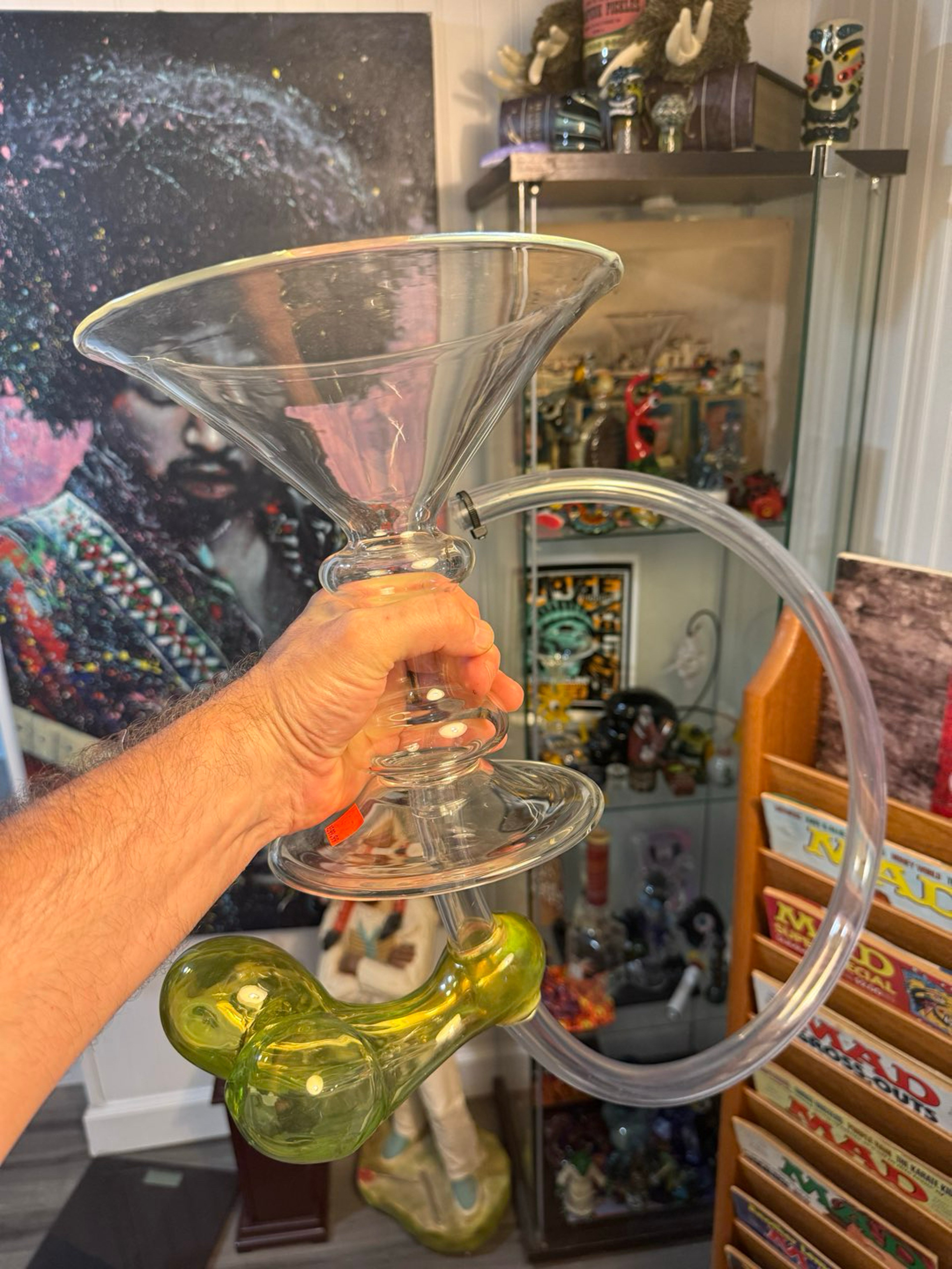 Stephen Pierce Glass…SPG Beer Bong image 0