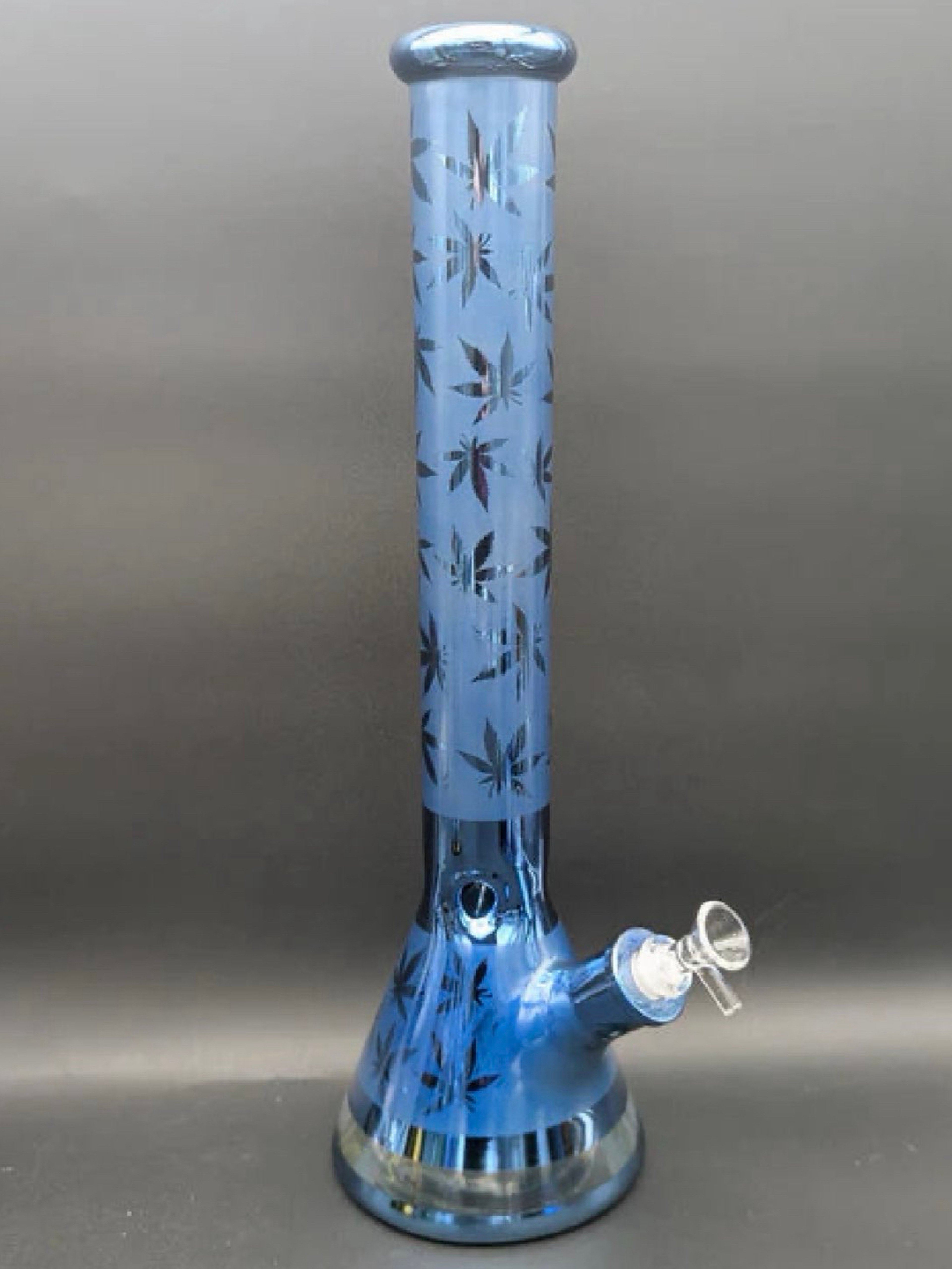 18" Beaker bong with ice catch image 0