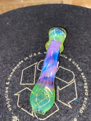 Preview pic of Freeways Glass Art Cotton Candy One Hitter