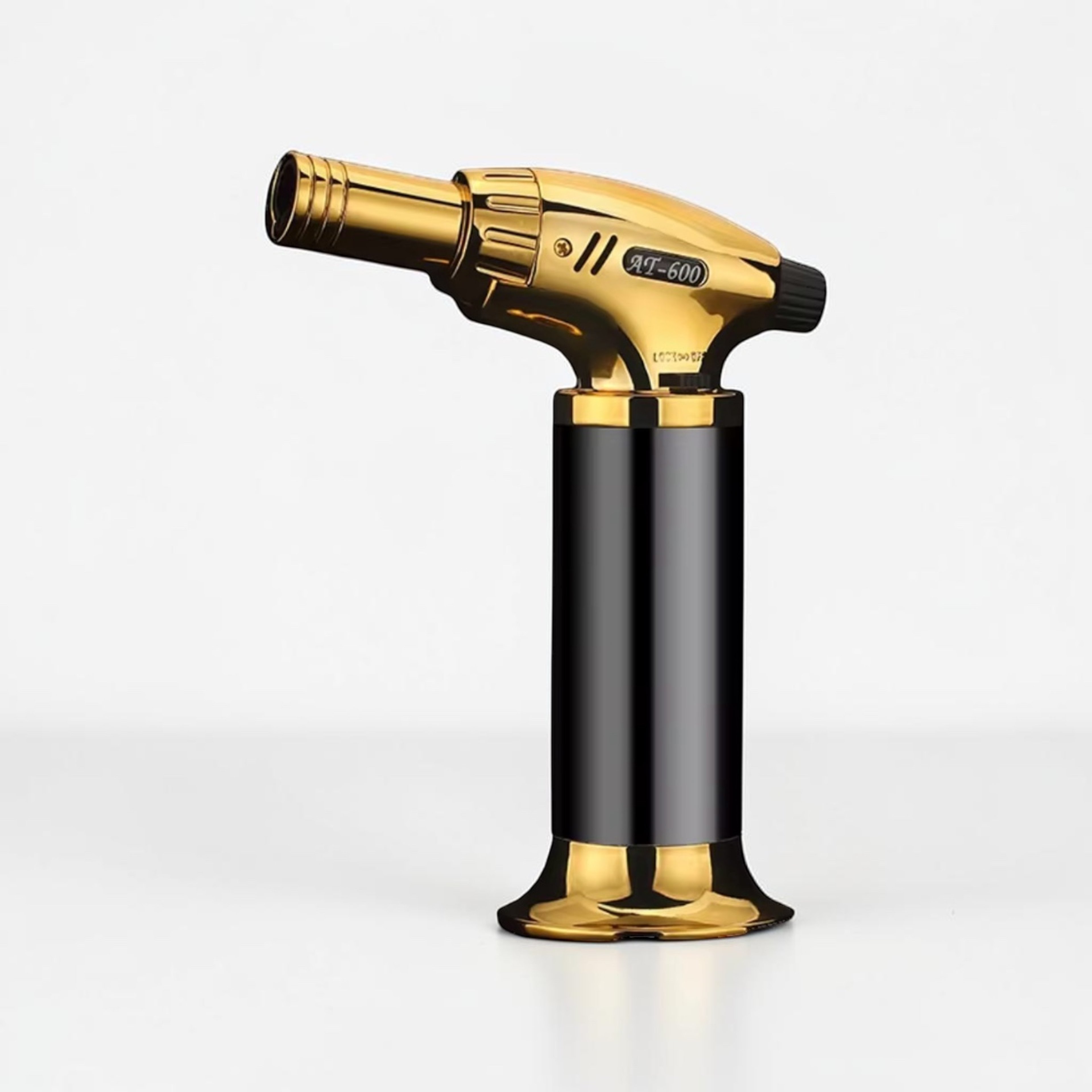 ANTAI AT600 Refillable Butane Torch Lighter – Black Jet Flame Torch image 0