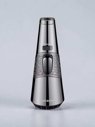Preview pic of JOBON A09 Refillable Butane Torch Lighter 3.8” – Black Jet Flame Torch Gift Box