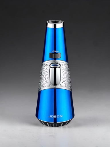 Preview pic of JOBON A09 Refillable Butane Torch Lighter 3.8” – Blue Jet Flame Torch Gift Box