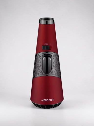 Preview pic of JOBON A09 Refillable Butane Torch Lighter 3.8” – Red Jet Flame Torch Gift Box