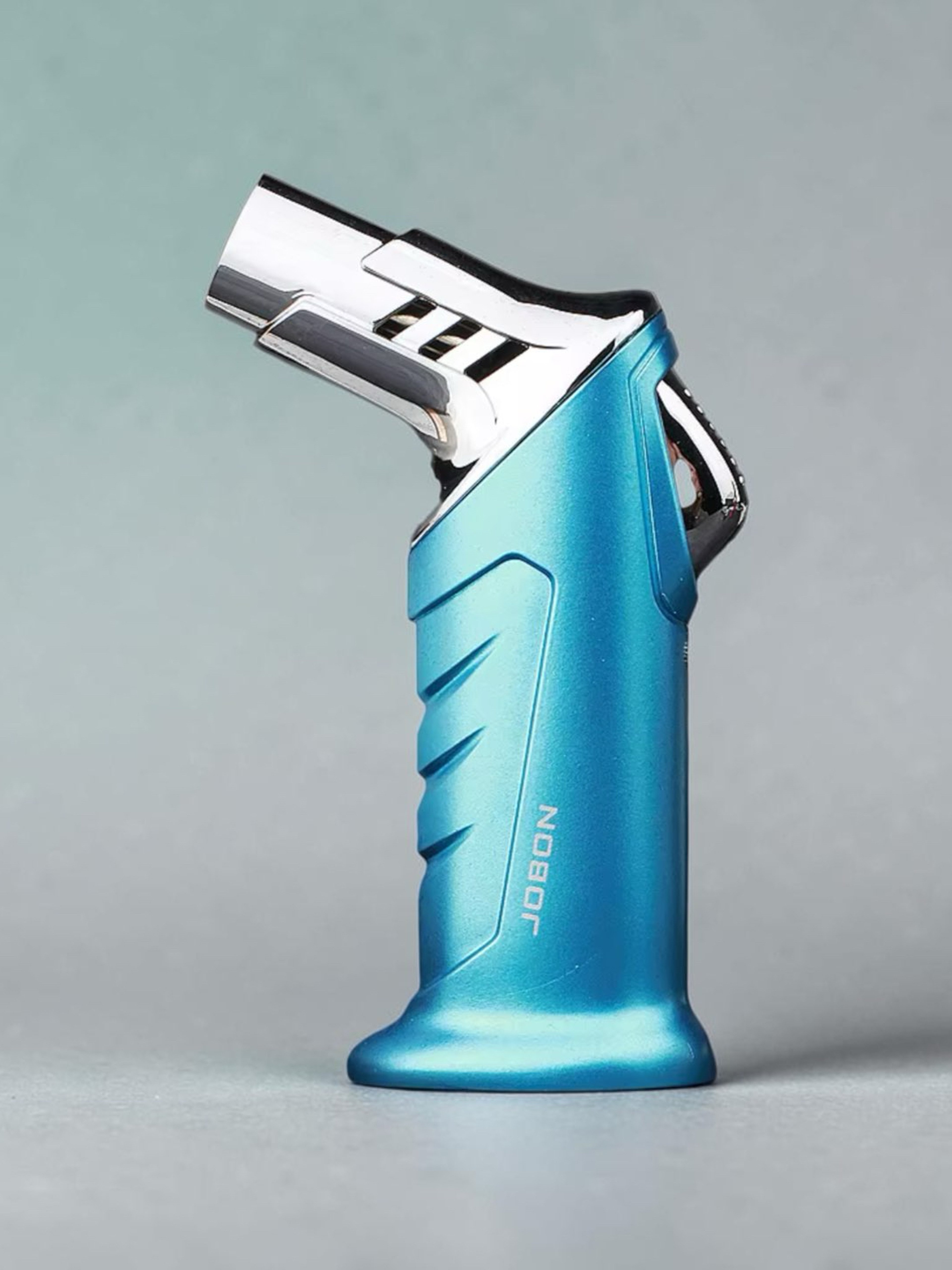 JOBON Blue Jet Torch Lighter Windproof Refillable Butane Flame Lock Torch image 0