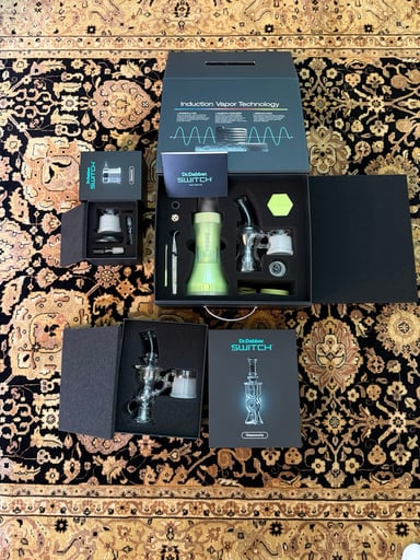 Preview pic of Limited Edition Glow-In-The-Dark Dr. Dabber SWITCH Bundle + Recycler + Whip Setup + Custom Carb Cap