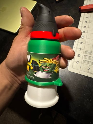 Preview pic of 3d printed Pelon pelo rico puffco proxy core
