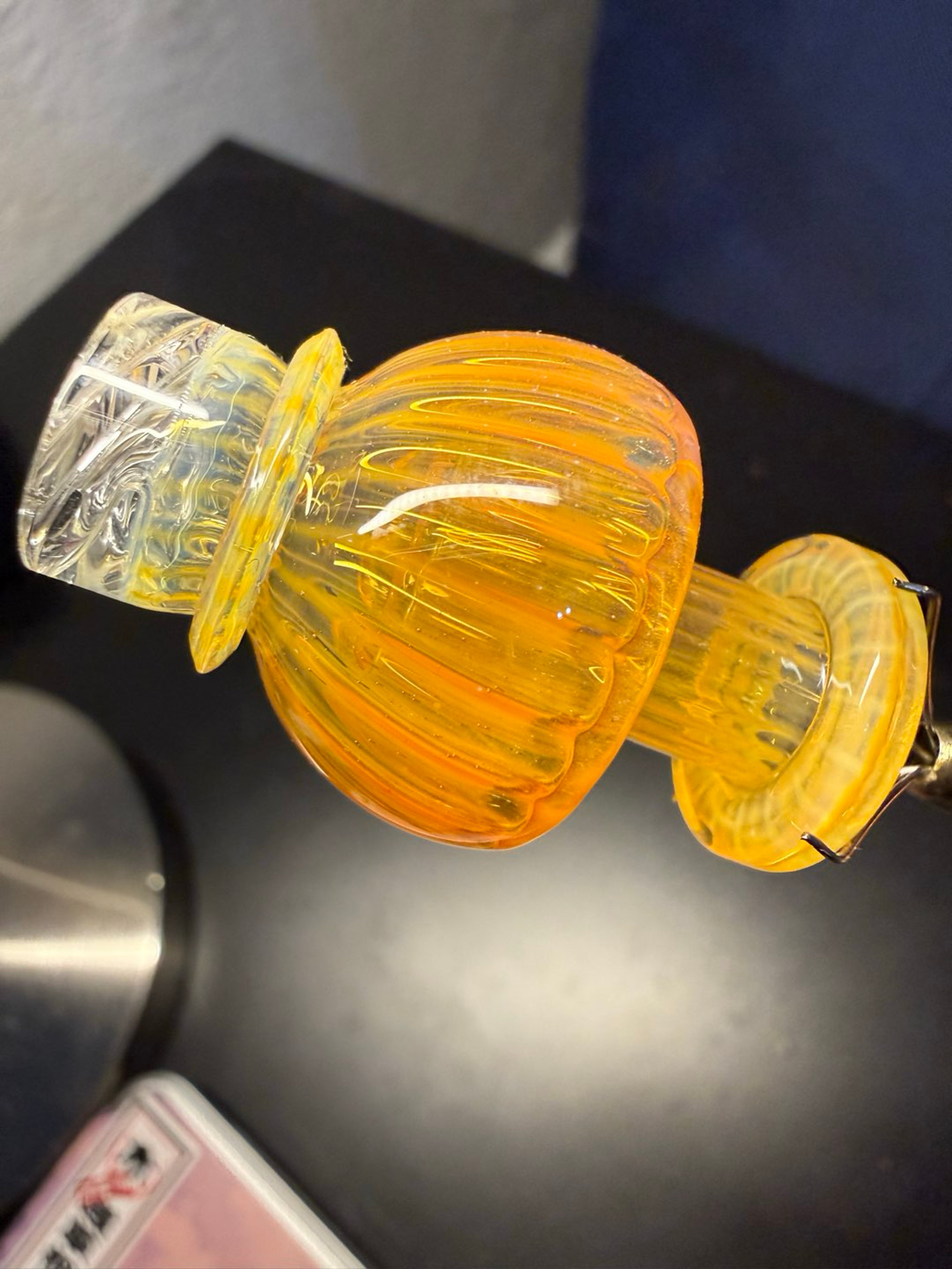 Preview pic of Spinner Cap - Orange fume 25mm
