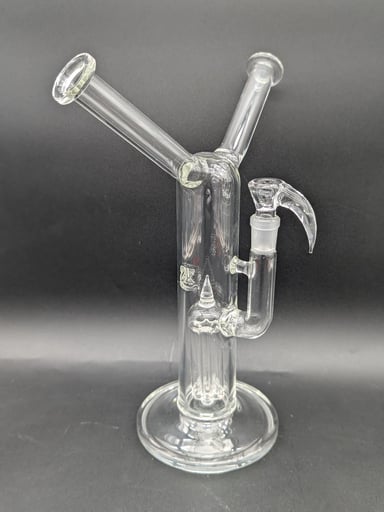 Preview pic of 2K GLASS 11" DOUBLE MOUTH TREE BONG