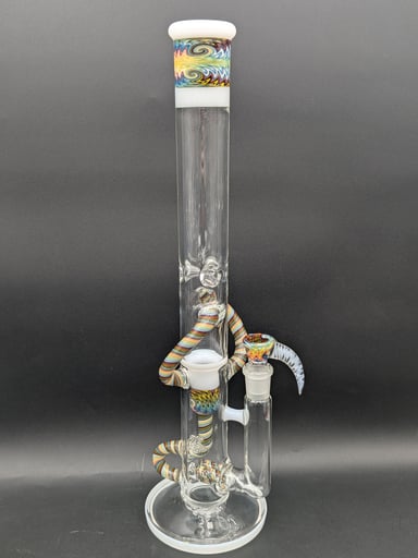 Preview pic of 2K GLASS 18" THREELINE RECYCLER BONG