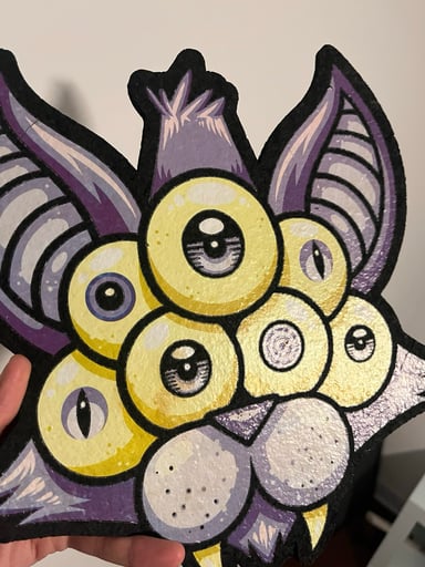 Preview pic of Trippy Kitty 12” Mat by Chump Magic x Moodmats