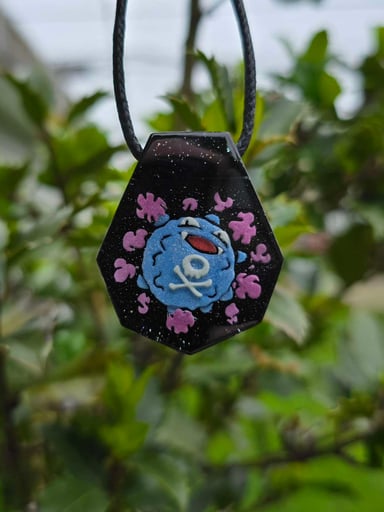 Preview pic of Shiny Koffing Layered Glow Pendant