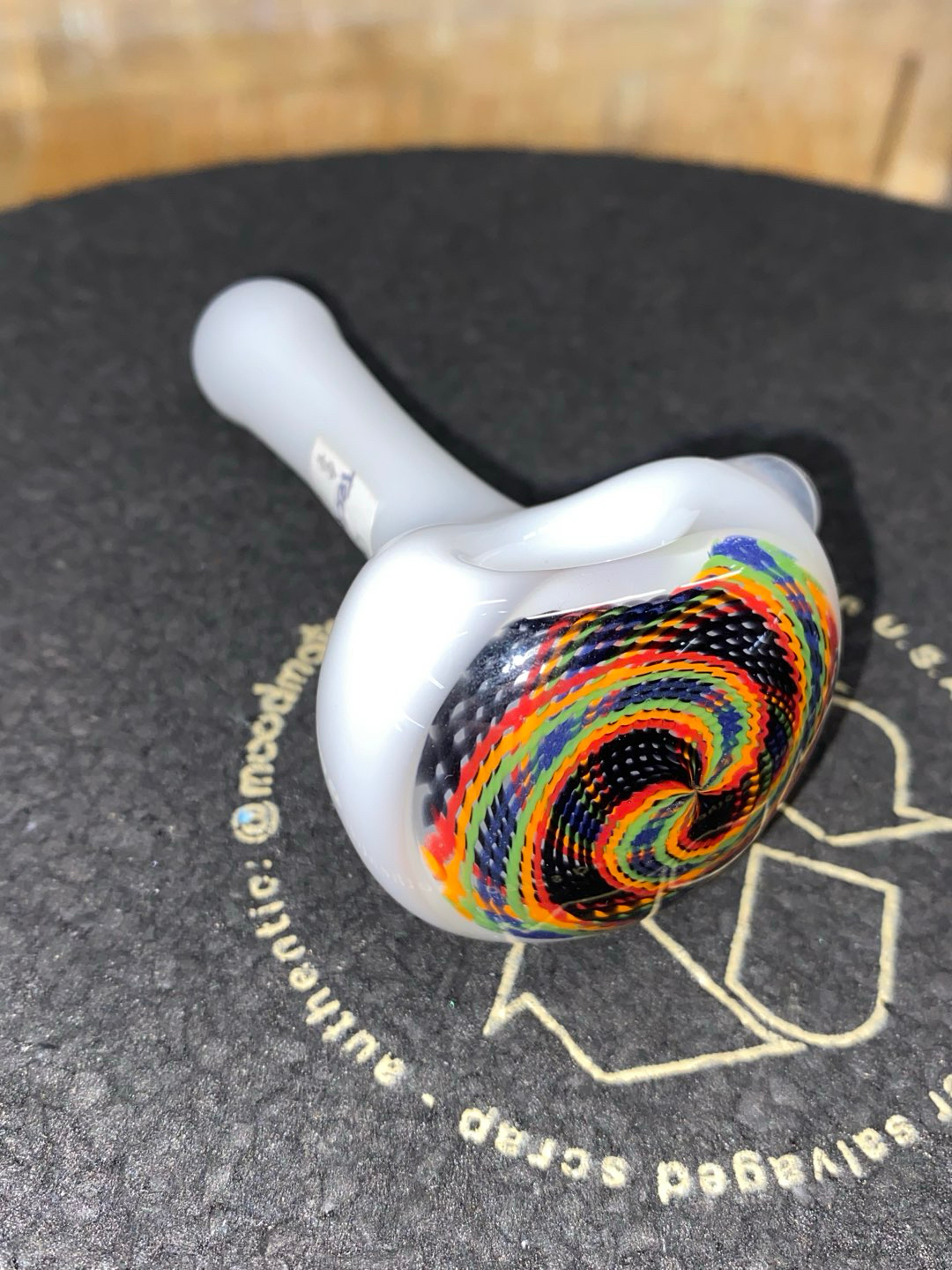 Preview pic of Technicks Glass Rainbow Cap Spoon