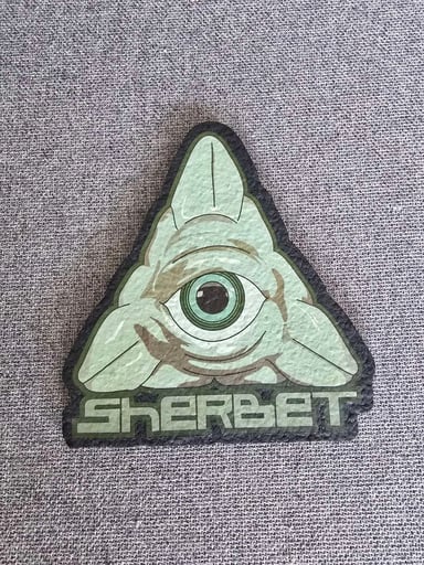 Preview pic of Sherbet Glass Moodmat, Signed