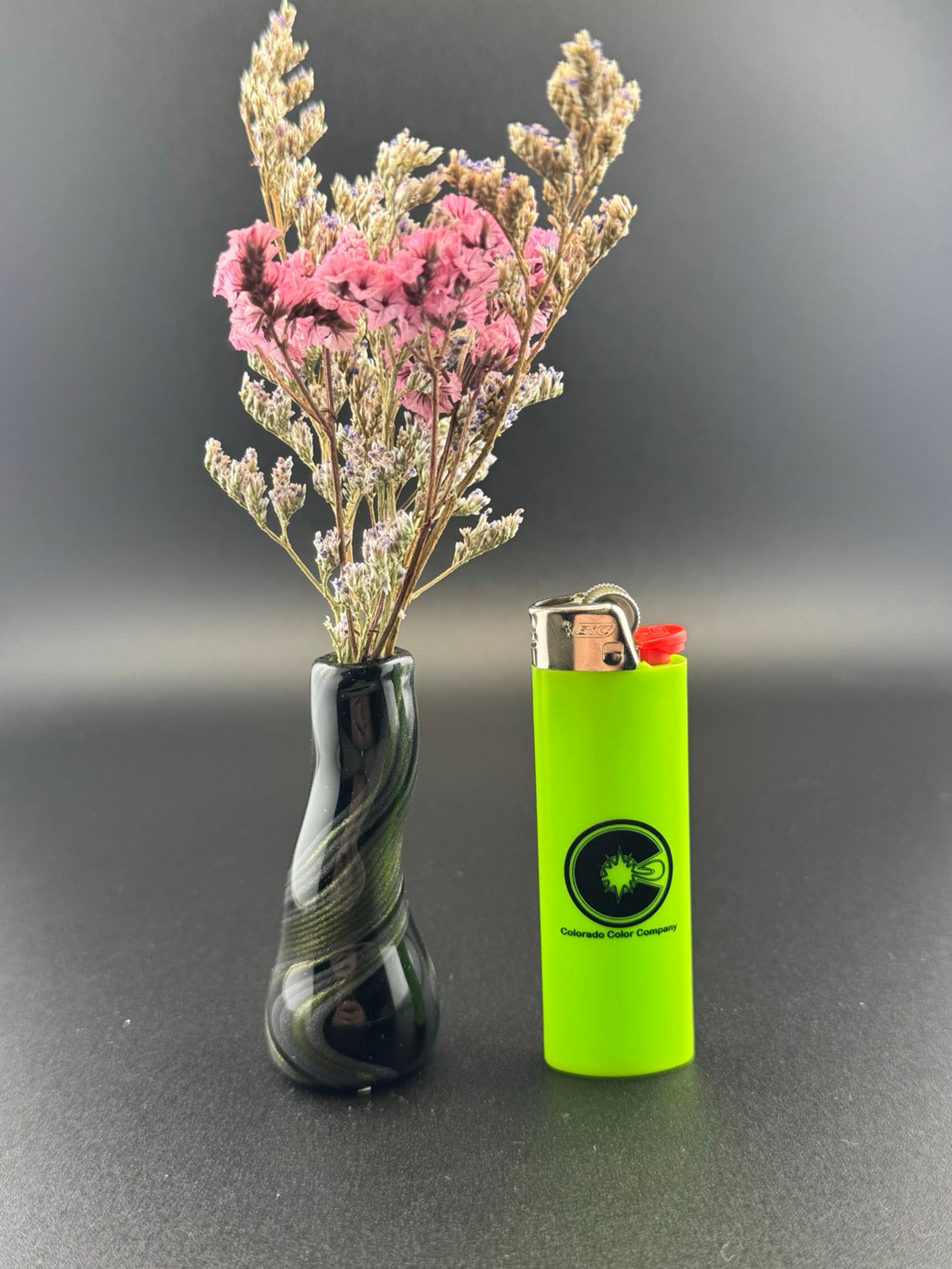 Wonky weird spiral tubing mini vase image 0