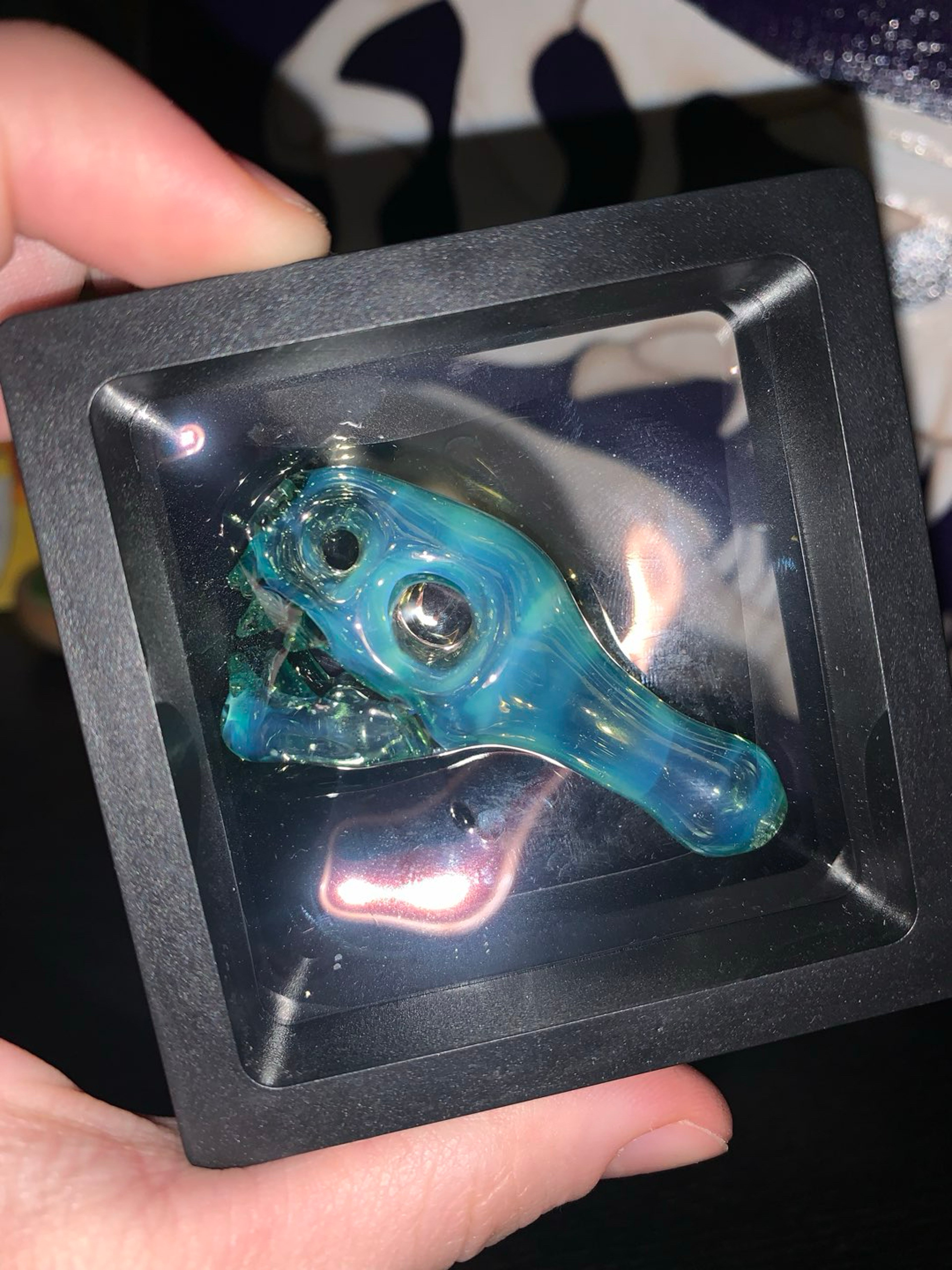 Preview pic of ENUFF GLASS: DINO SKULL PUFFCO PEAK PRO BALL CAP