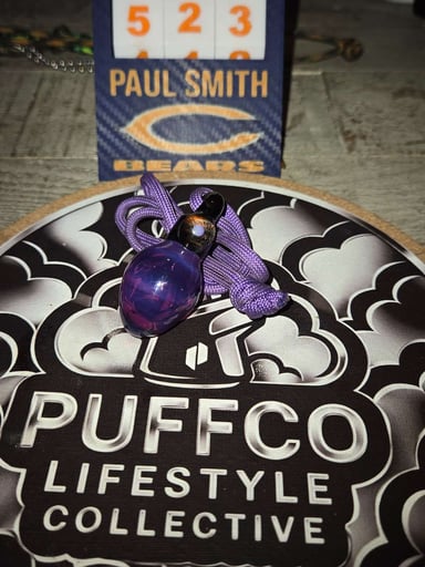 Preview pic of Purple christmas light bulb