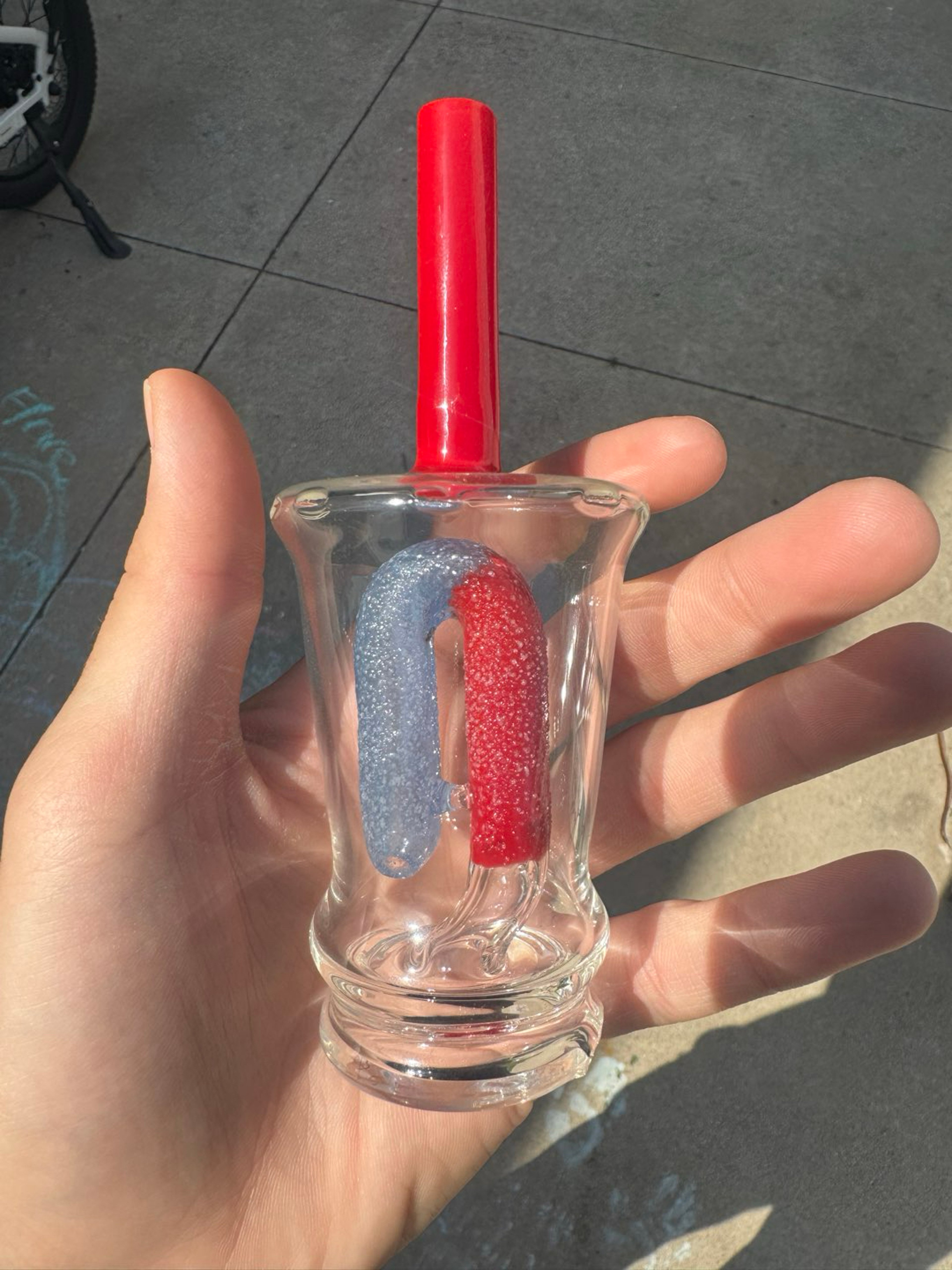 Preview pic of Emperial glass, sour gummy cup. Puffco top.