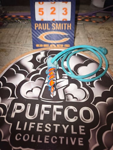 Preview pic of Snook glass summer pendant