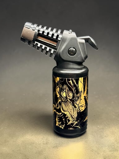 Preview pic of JOBON ZB-668 Dragon Design Jet Torch Lighter – Windproof Refillable Butane Flame