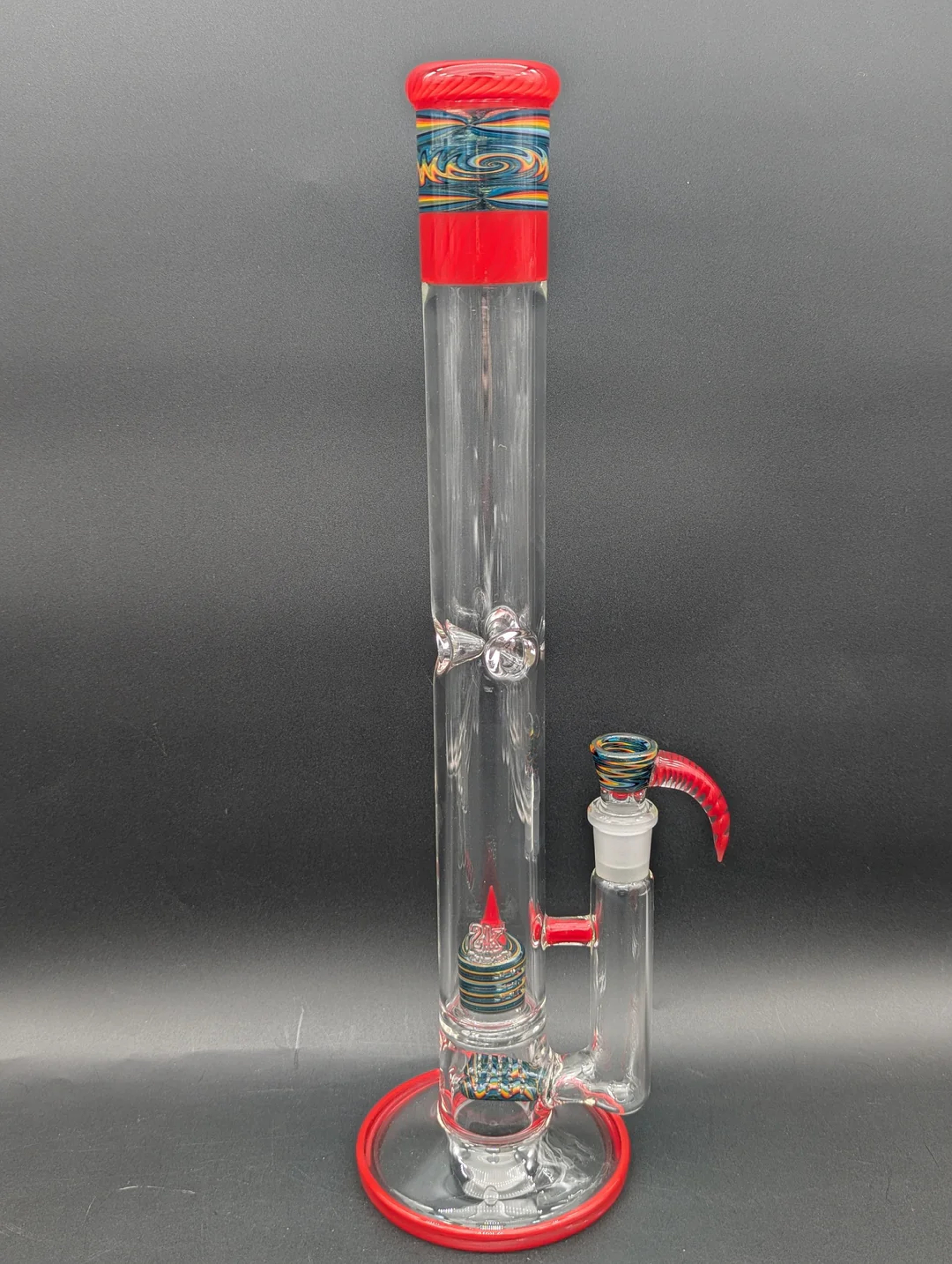 2K GLASS DUAL GRIDLINE TO 180 GRID CAP BONGS image 0