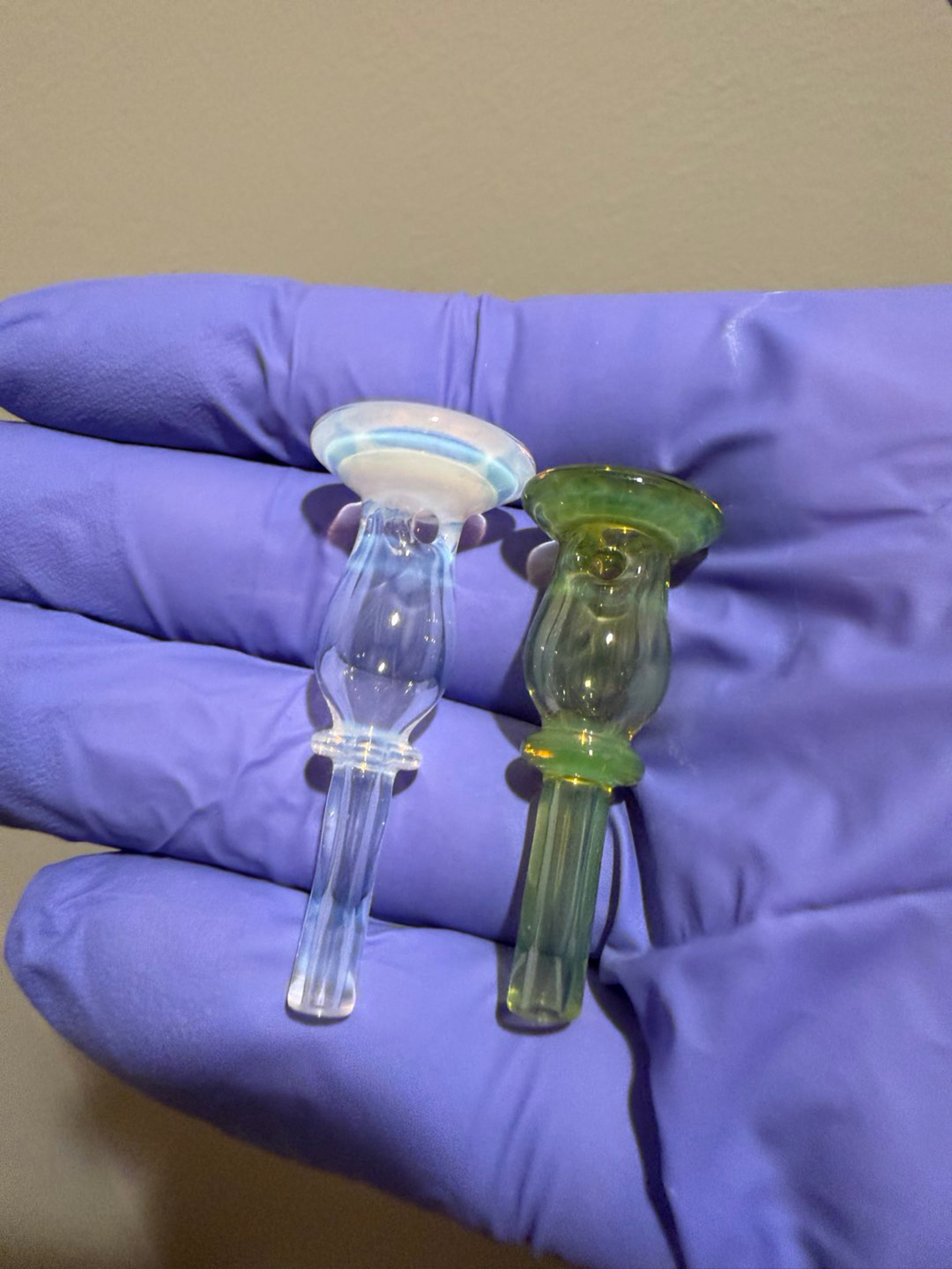 Preview pic of 2 Major Glass Labs Joystick Caps for Switch 2