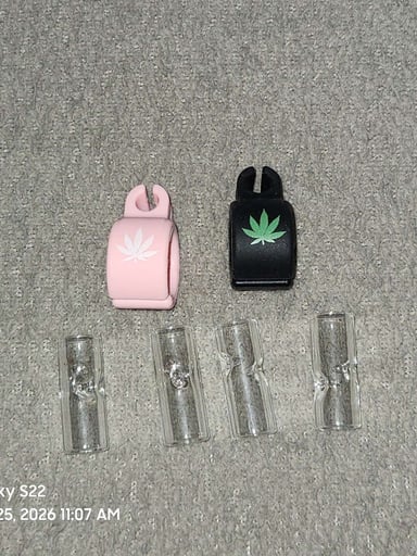 Preview pic of 2 silicone joint holders rings and 4 J tips