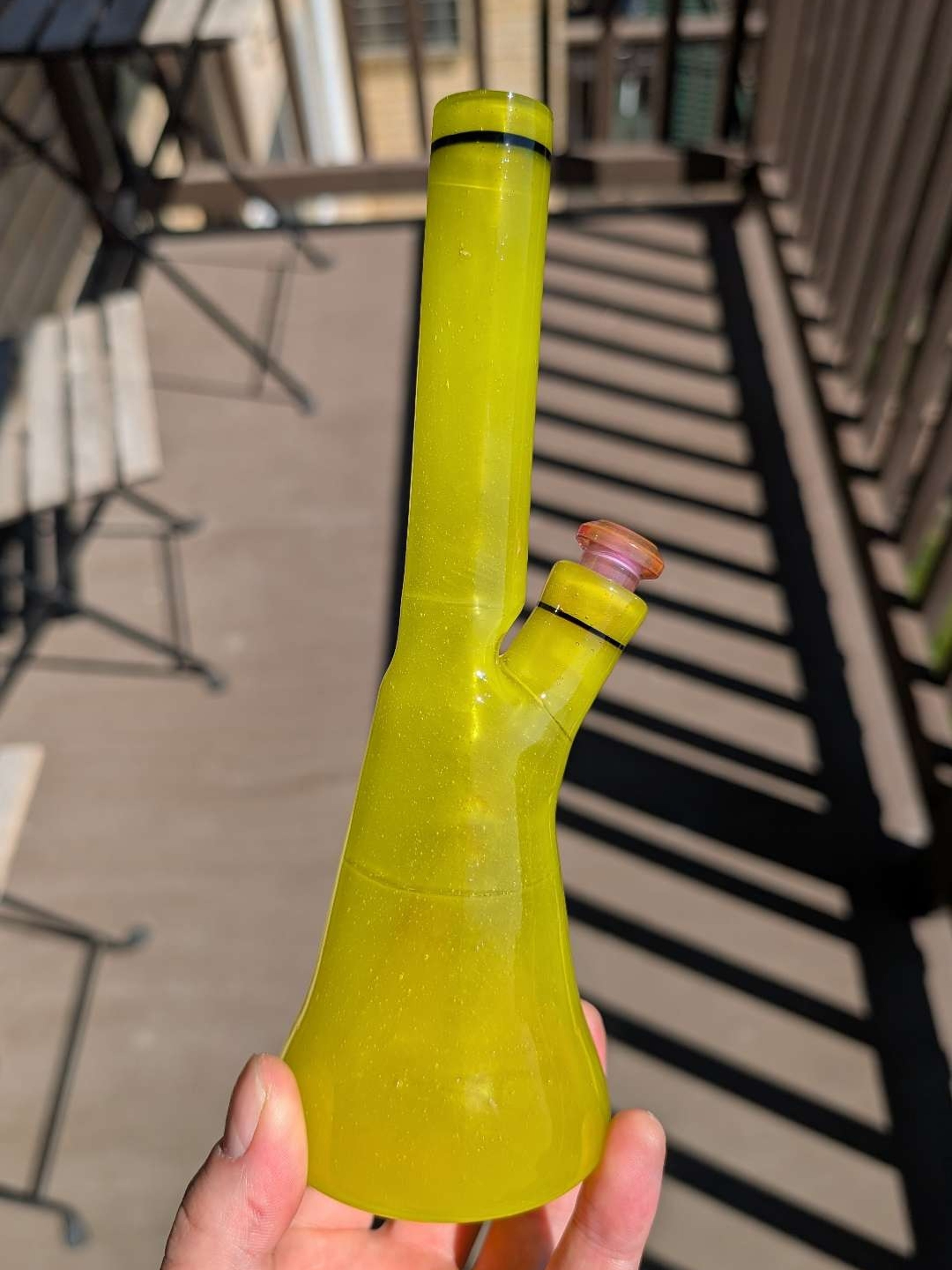 Carl Eifler CFL Yellow to Orange Tube with fumed downstem image 0