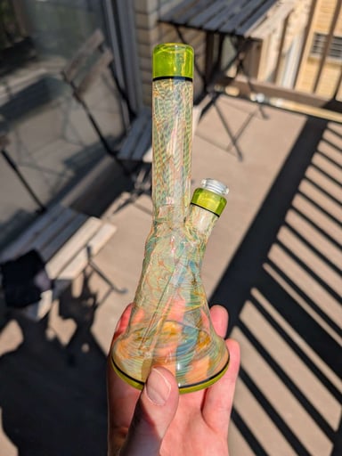 Preview pic of Carl Eifler Fume Tube and bubble cap set lime drop