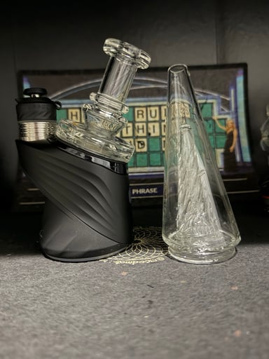 Preview pic of Puffco Peak Pro Onyx 3DXL bundle (dry top, travel bag)