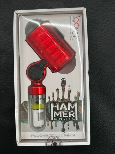 Preview pic of Lookah hammer brand new red