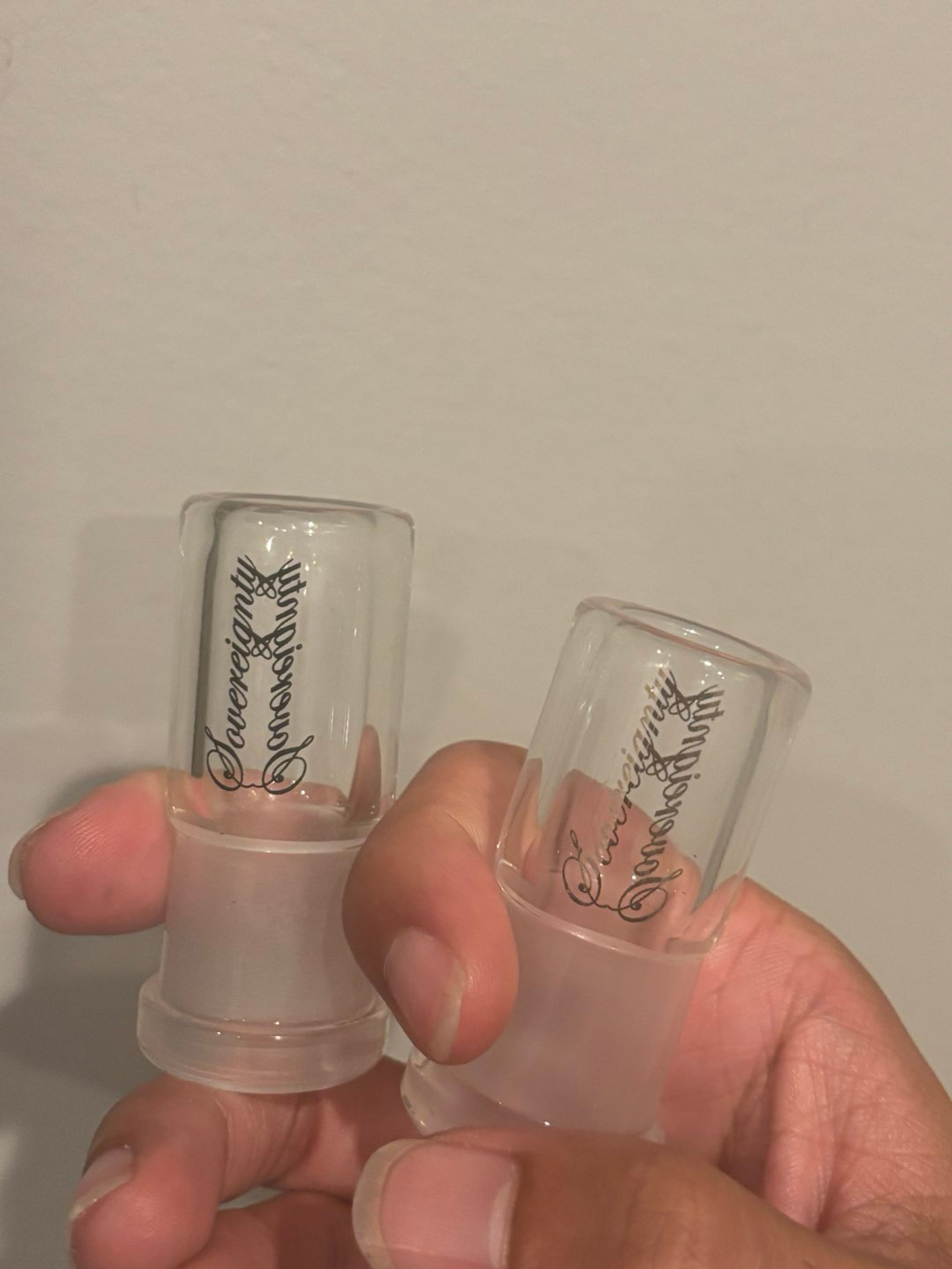 Preview pic of Old school sovereignty 18mm dome black or platinum bake on label