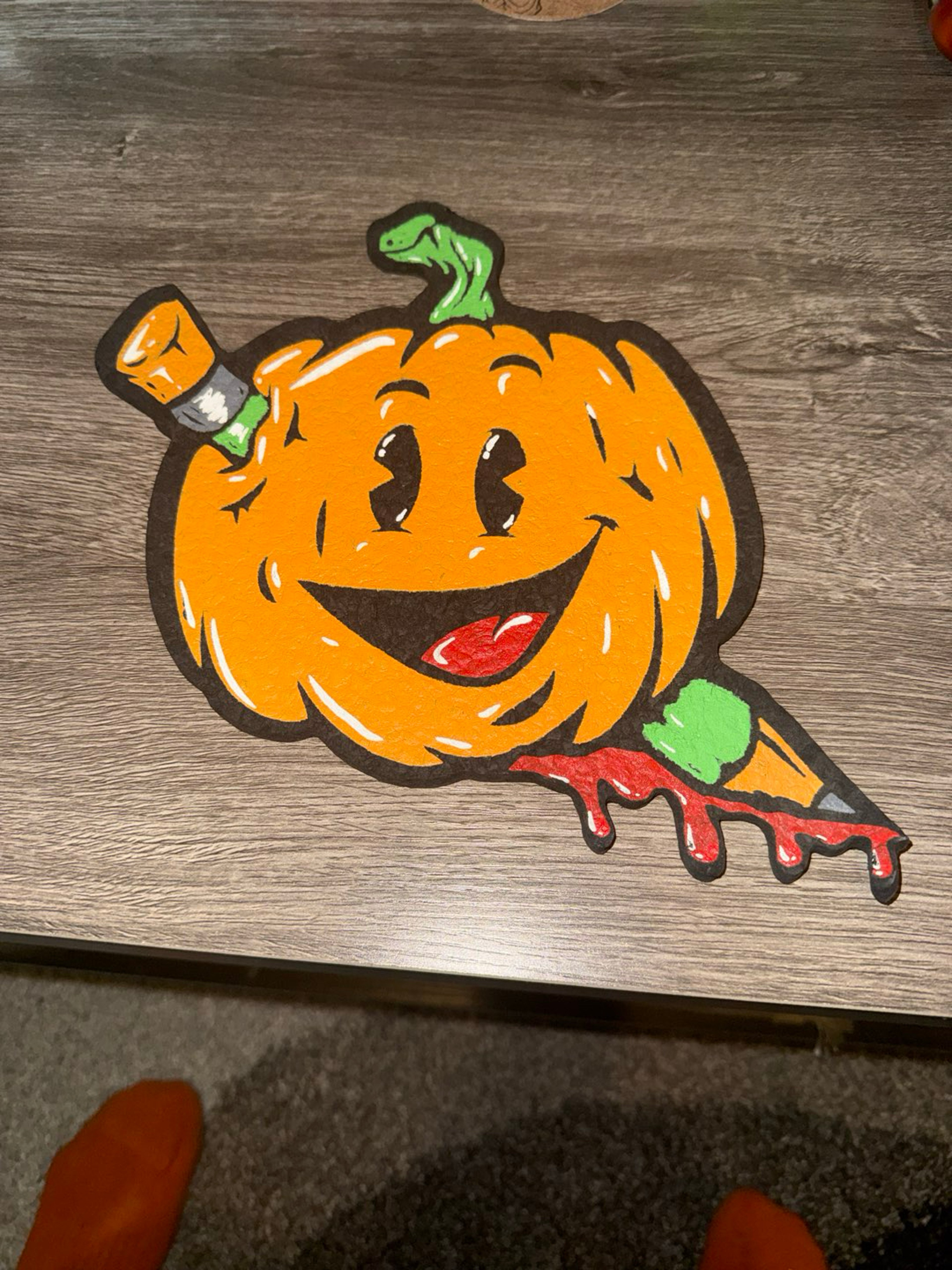 Preview pic of Sherb pumpkin mat